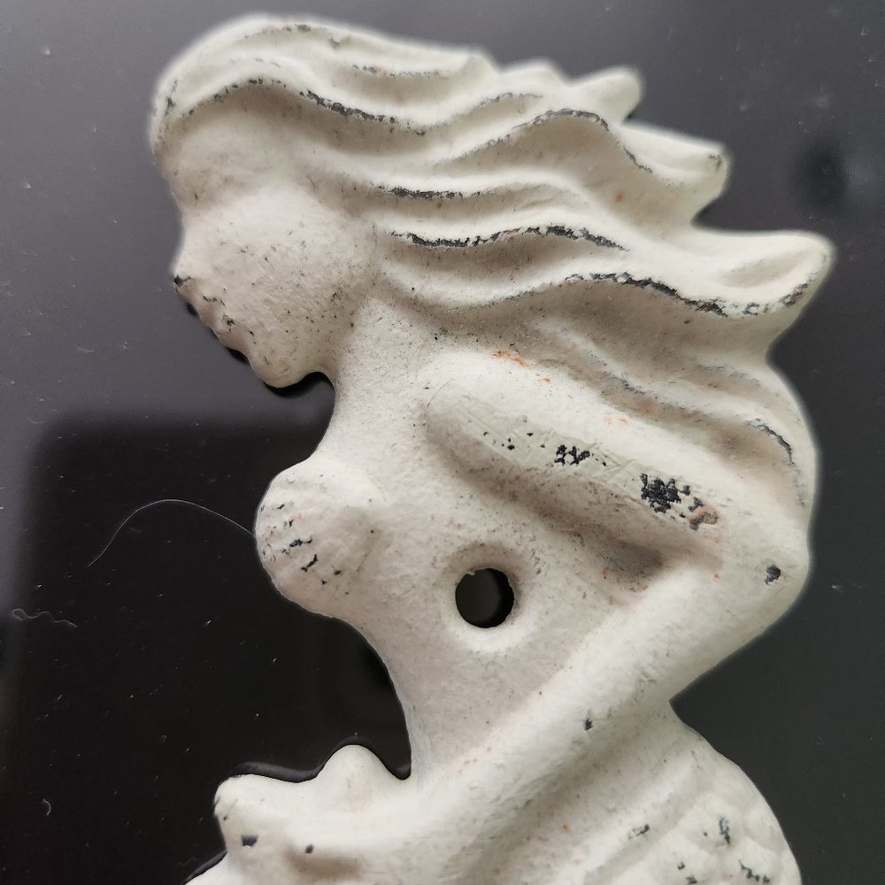 Mermaid Wall Hook Cast Iron